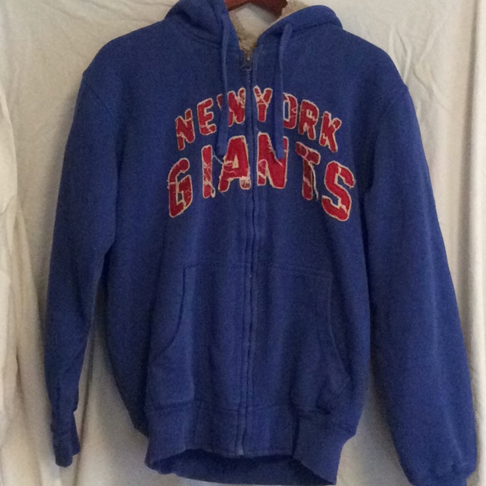 NY Giants Sherpa lined sweatshirt